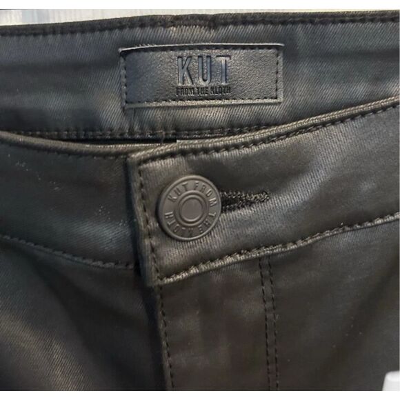 Kut from the Kloth NWT jeans size 18 mid rise Reese straight leg ankle - black c - Picture 5 of 6